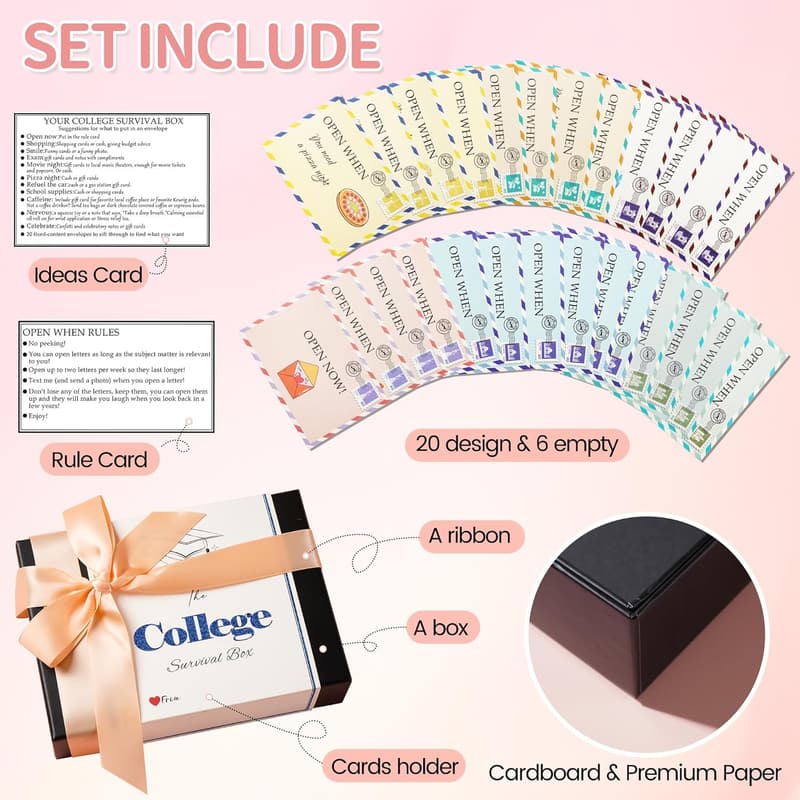 Graduation Care Package: 26-Piece Open When Envelopes