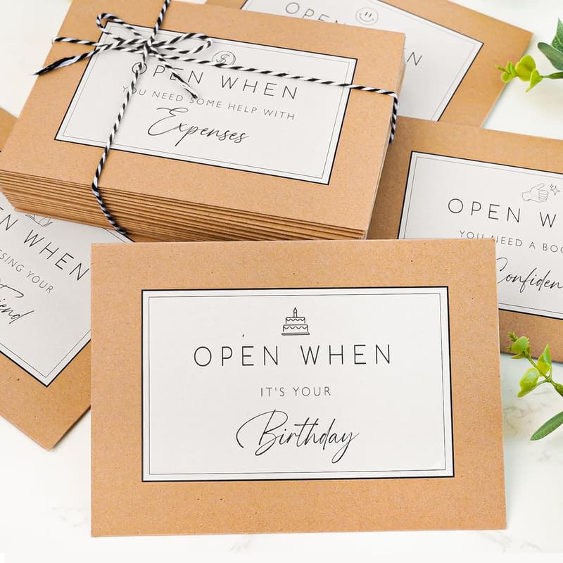 2025 Graduation Gift - 24-Piece Open When Letters Set