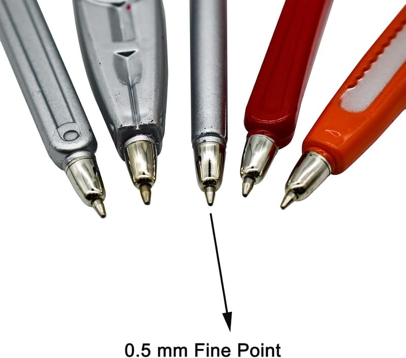 Tool Ballpoint Pen Set - 6 PCS Black Ink for Craftsmen