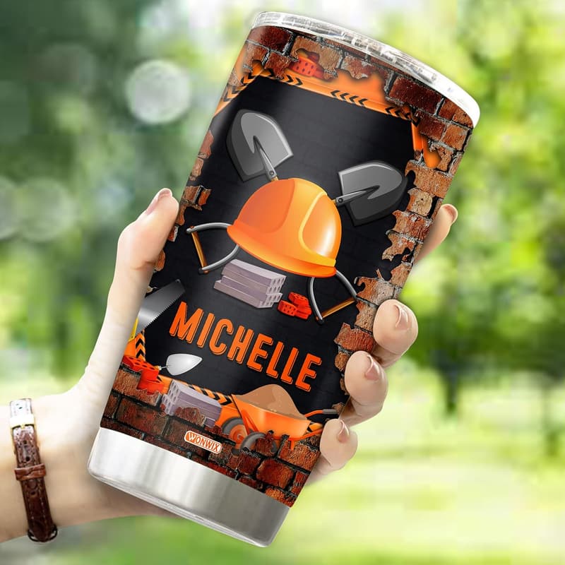 Personalized 20oz Insulated Stainless Steel Travel Mug for Men & Women