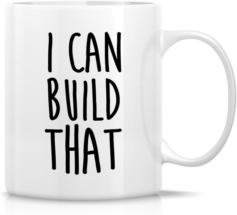 Funny Construction Worker Mug - Sarcastic 11 oz Ceramic Gift for Him