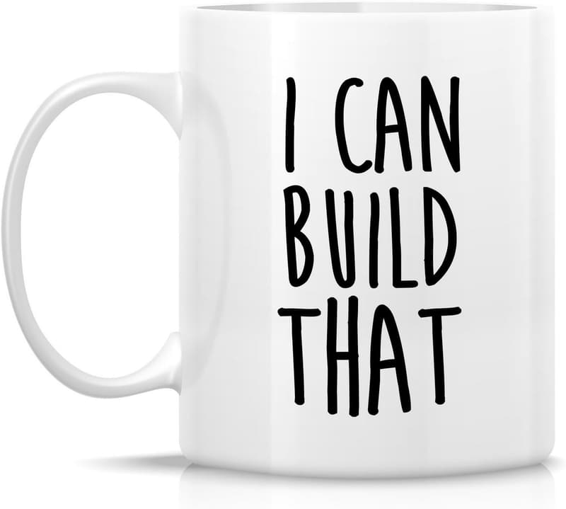 Funny Construction Worker Mug - Sarcastic 11 oz Ceramic Gift for Him