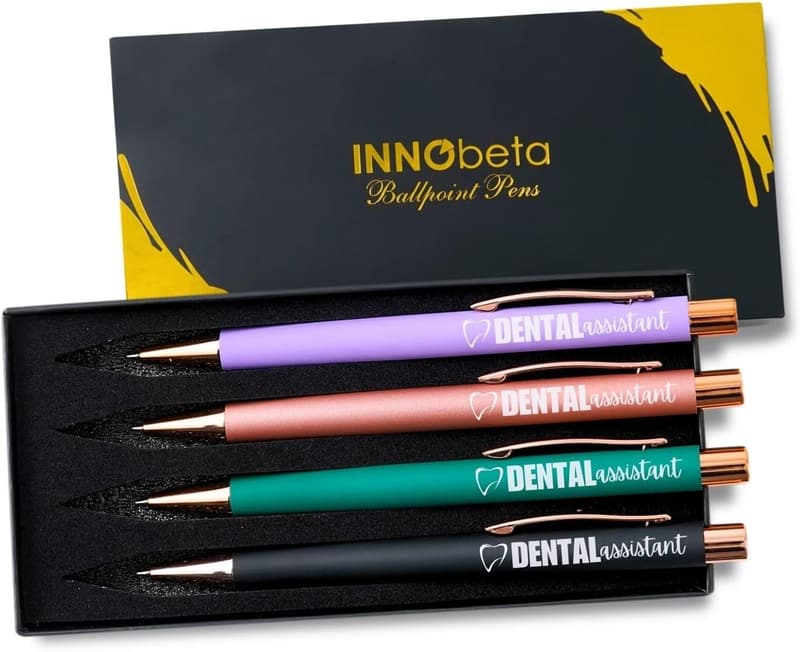 Dental Assistant Birthday Gifts - 4-Piece Ballpoint Pen Set