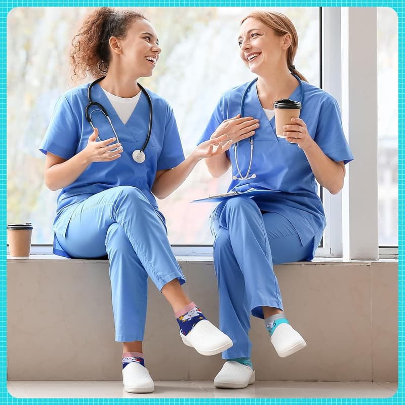 Novelty Teeth Socks for Women - Dentist & Hygienist Gifts