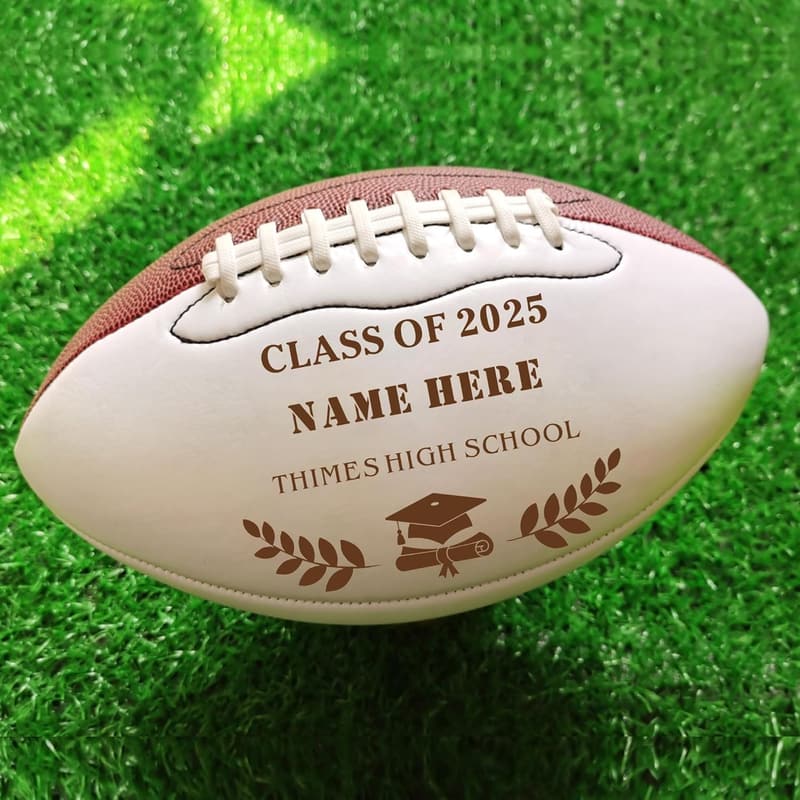 Class of 2025 Personalized Football Gift for Him