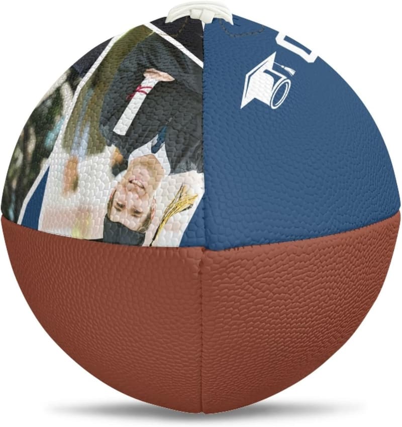 Custom Photo Football for Dad - Father's Day/Birthday Gift