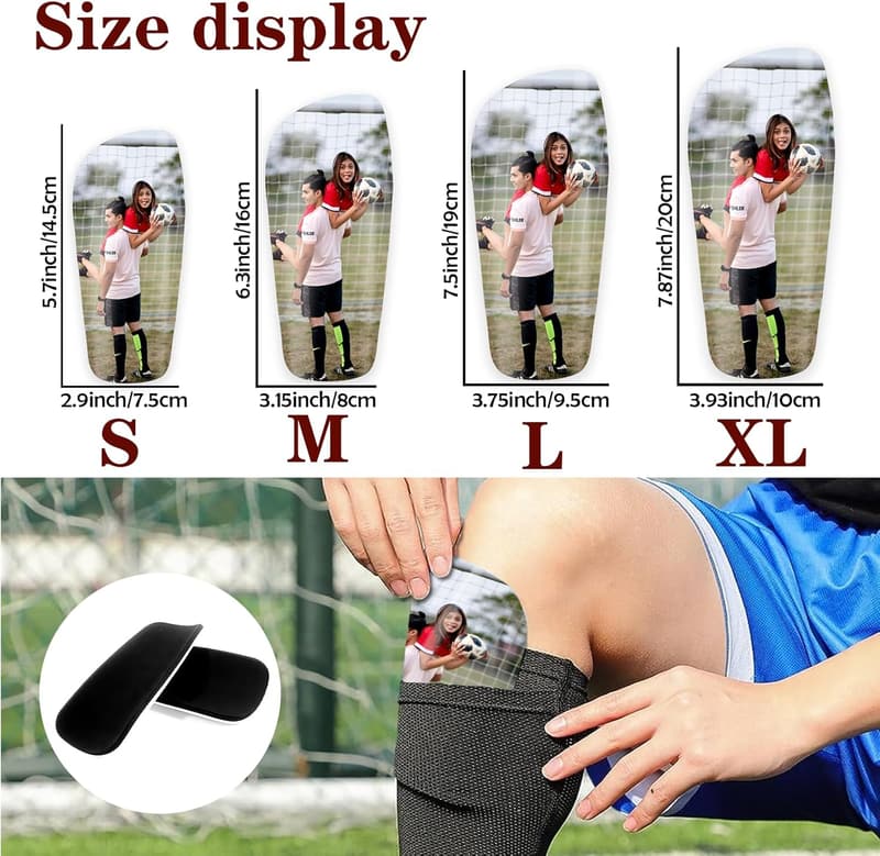 Personalized Soccer Shin Guards for Players - Custom Protective Gear