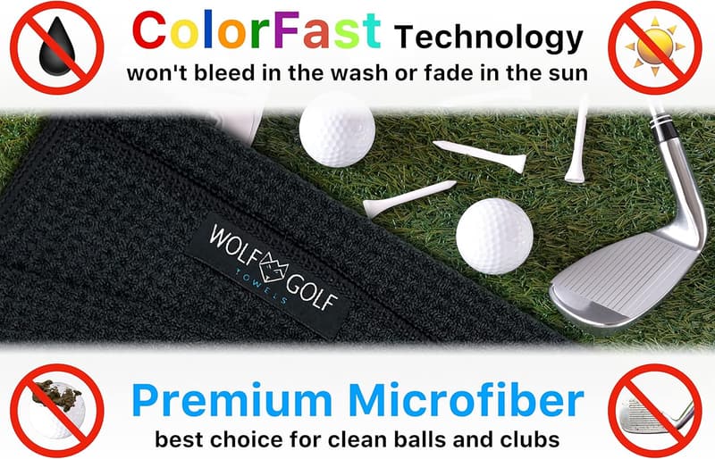 Dad Golf Towel - Embroidered Funny Gift for Men