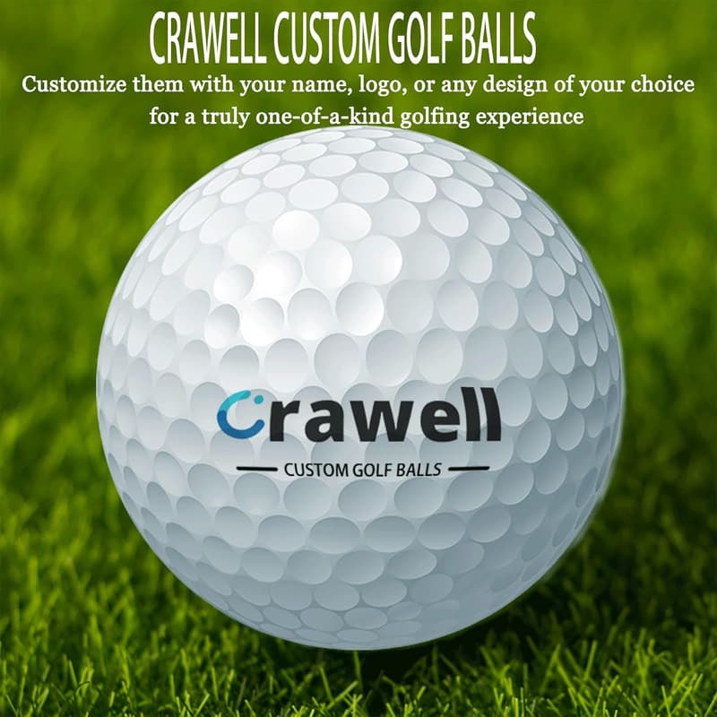 Personalized Golf Balls for Men - Custom Text or Logo