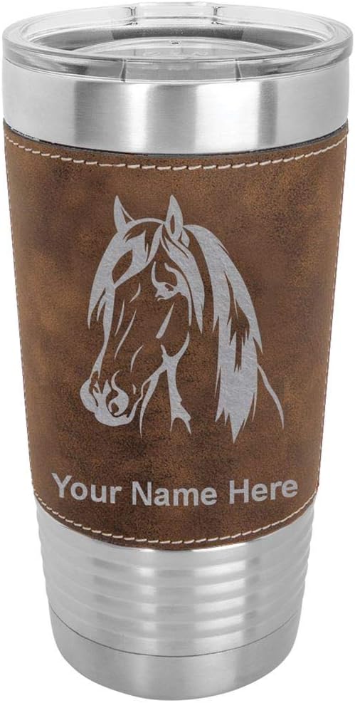 Personalized Horse Head 20oz Vacuum Insulated Tumbler