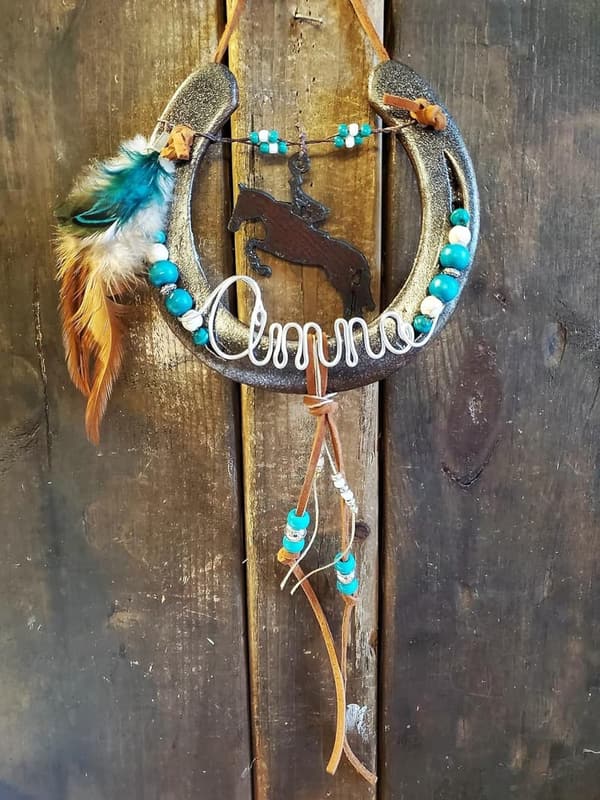 Personalized Horseshoe Decor for Horse Lovers