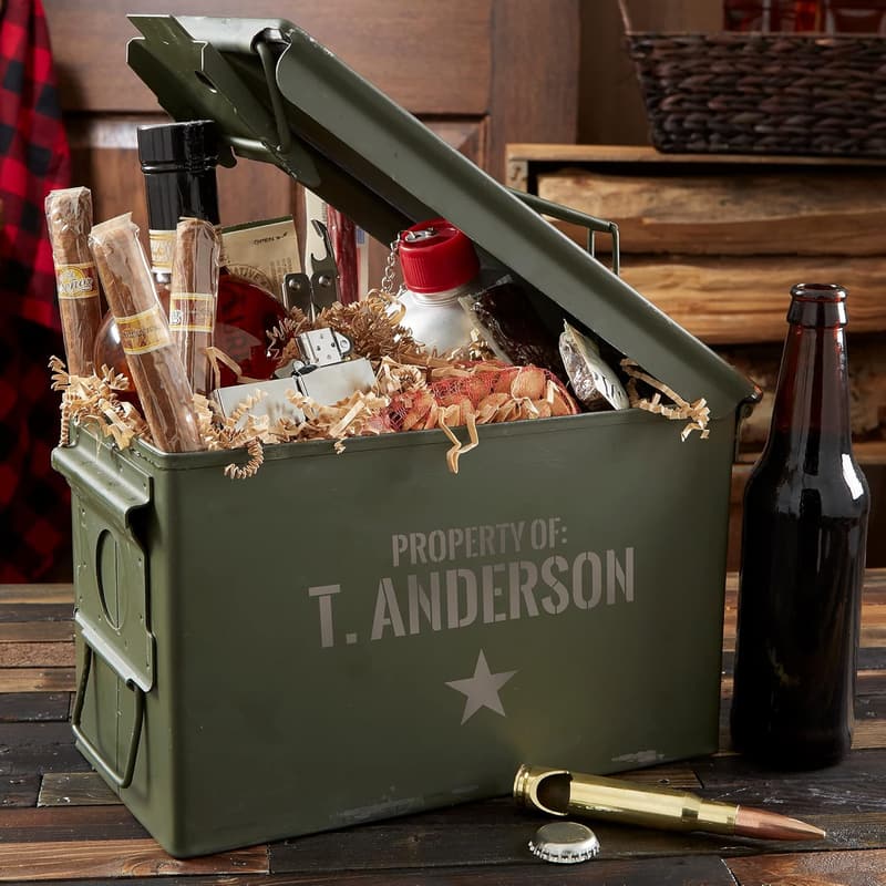 Personalized Caliber Ammo Box - Authentic Storage Solution