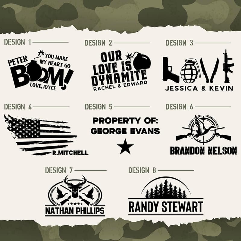 Personalized Ammo Can with Name - Gift for Him