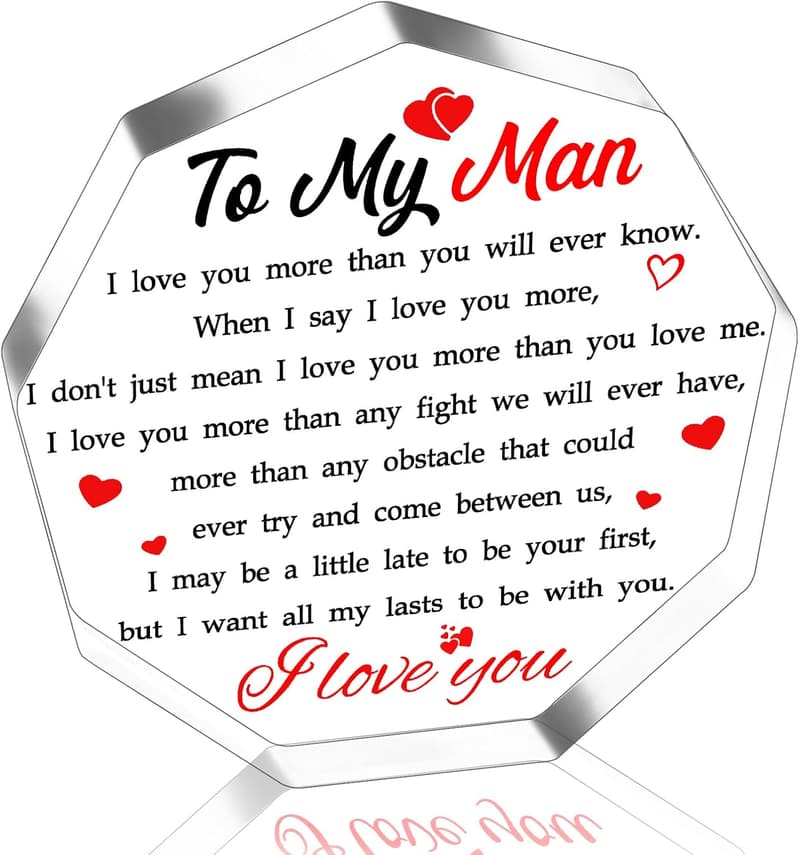 Birthday Gift for Him - Acrylic Plaque Home Decor