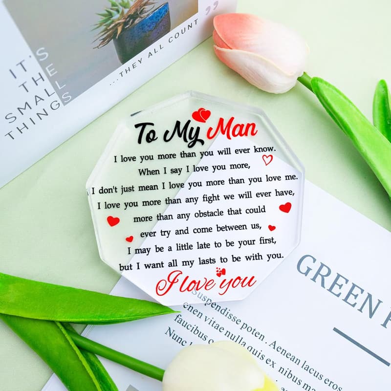 Birthday Gift for Him - Acrylic Plaque Home Decor