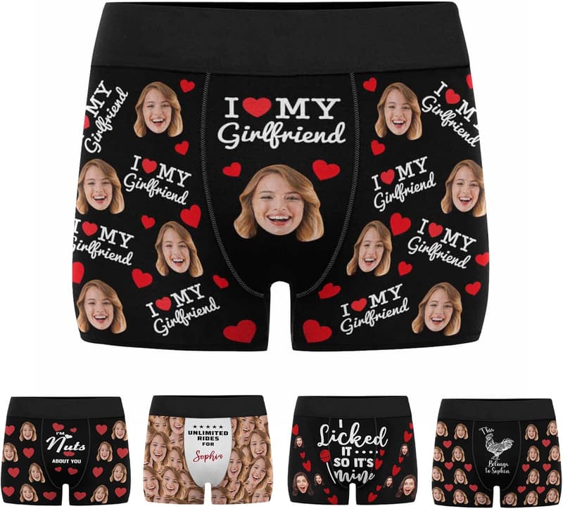 Personalized Funny Boxer Briefs for Men