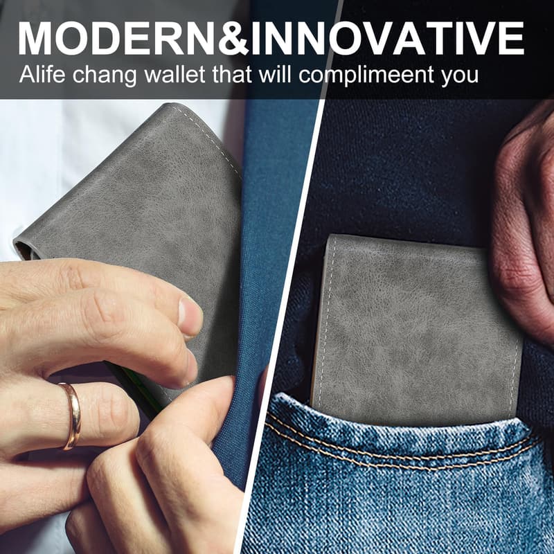 Personalized RFID Blocking Bifold Wallet for Men