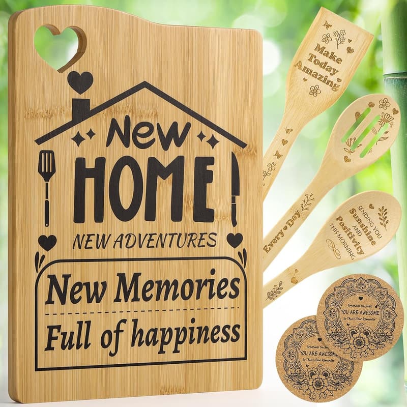 Personalized Cutting Board Set for New Homeowners