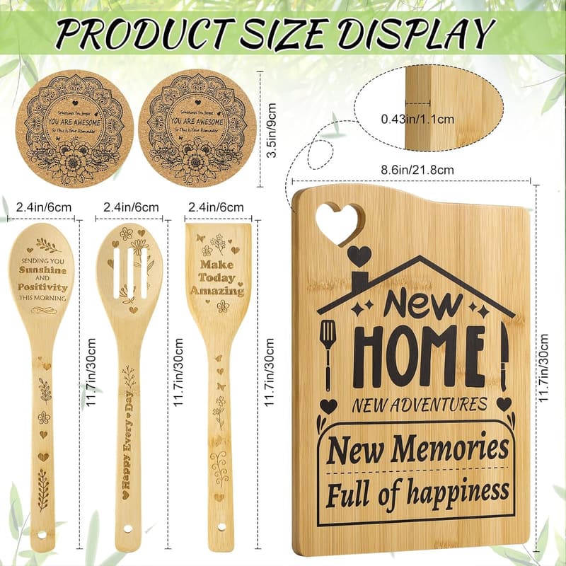 Personalized Cutting Board Set for New Homeowners