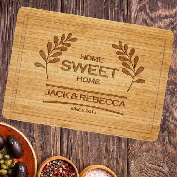 Personalized Cutting Board for New Homeowners - Housewarming Gift