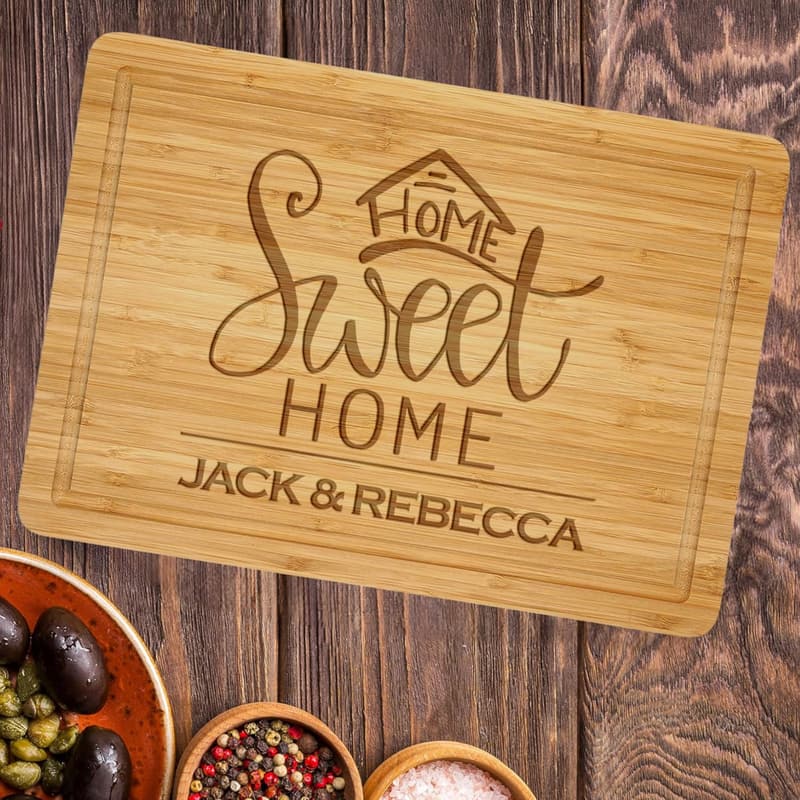Personalized Cutting Board for New Home Housewarming Gift