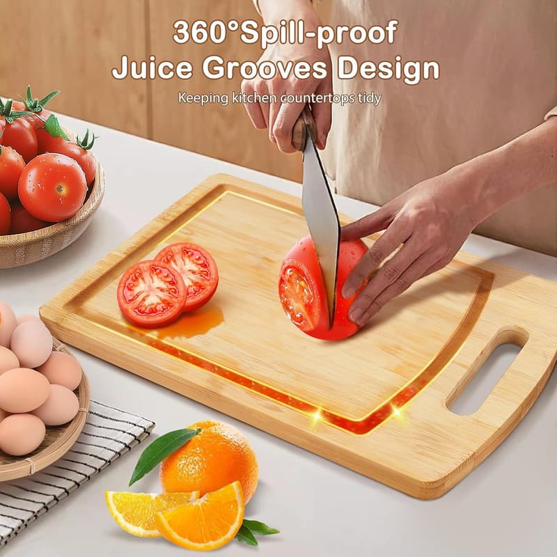 Personalized Engraved Bamboo Cutting Board for Housewarming