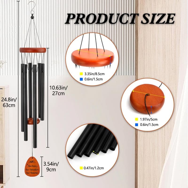 Personalized Wind Chimes for New Homeowners & Couples