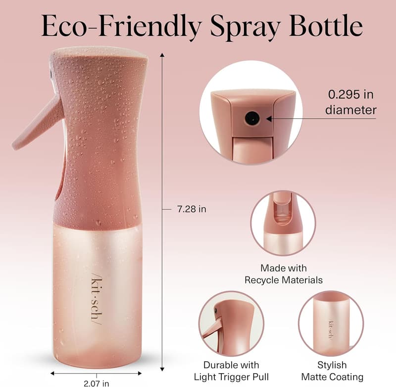 Terracotta Fine Mist Spray Bottle - 5 oz Hair & Plant Mister