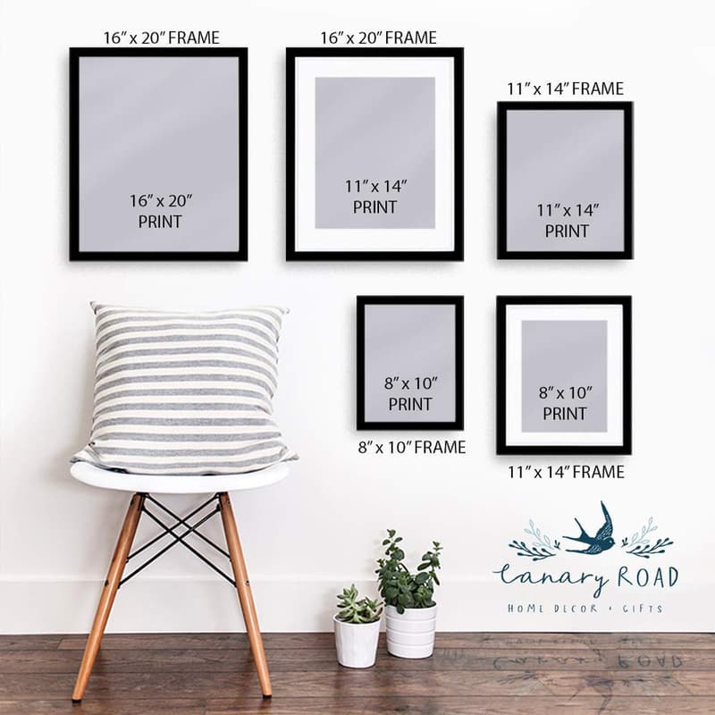 Personalized Home Map Print for New Homeowners