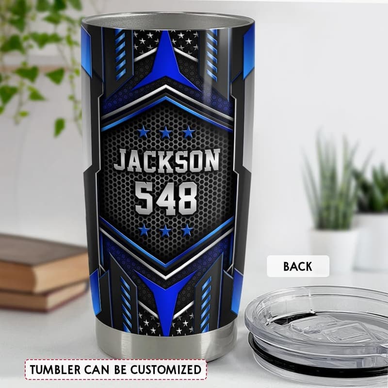 Personalized Police Officer Insulated Tumbler - 20oz & 30oz