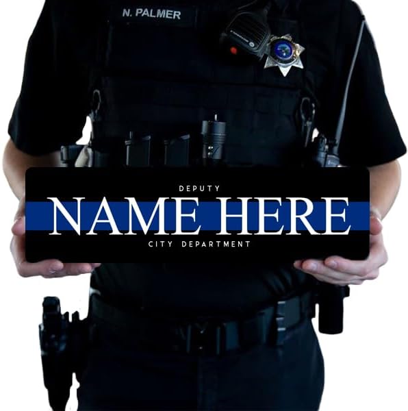 Personalized Metal Sign for Police Academy Graduation