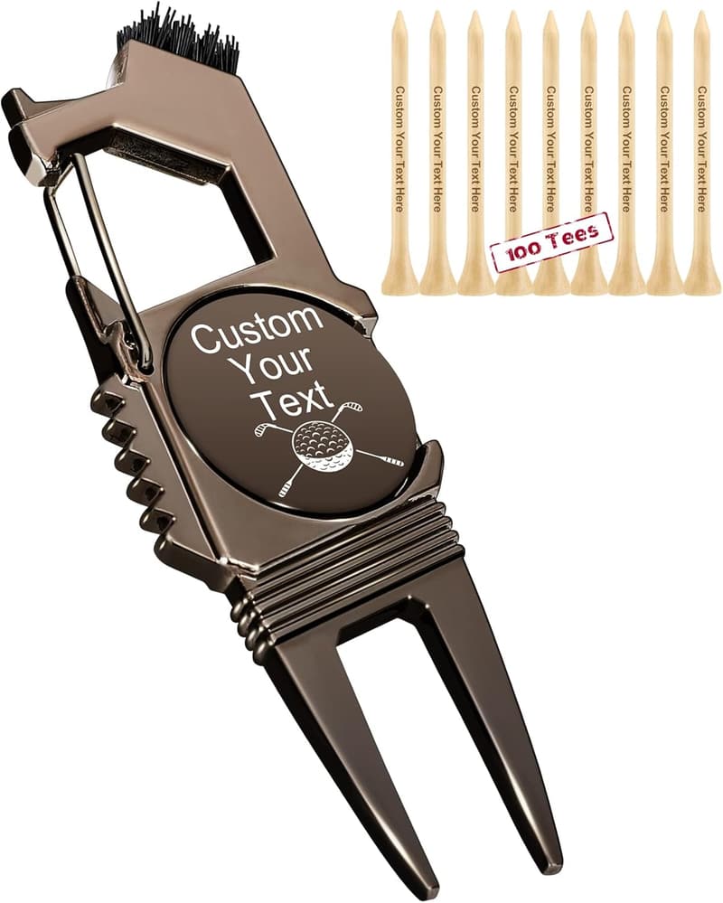 Personalized Golf Divot Tool Set for Men and Dads