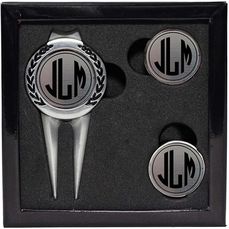 Personalized Golf Divot Tool & Ball Marker Set