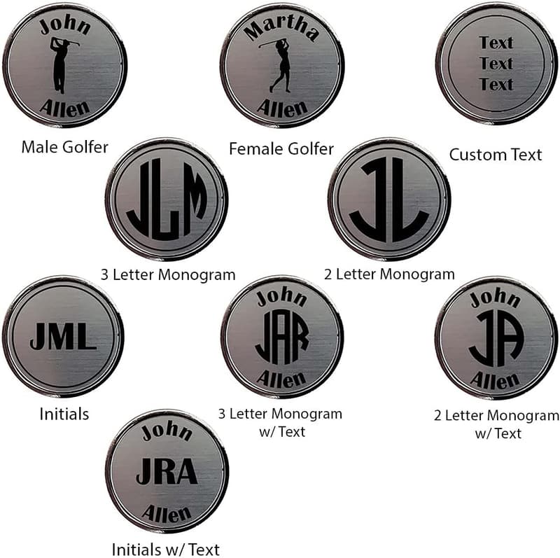 Personalized Golf Divot Tool & Ball Marker Set