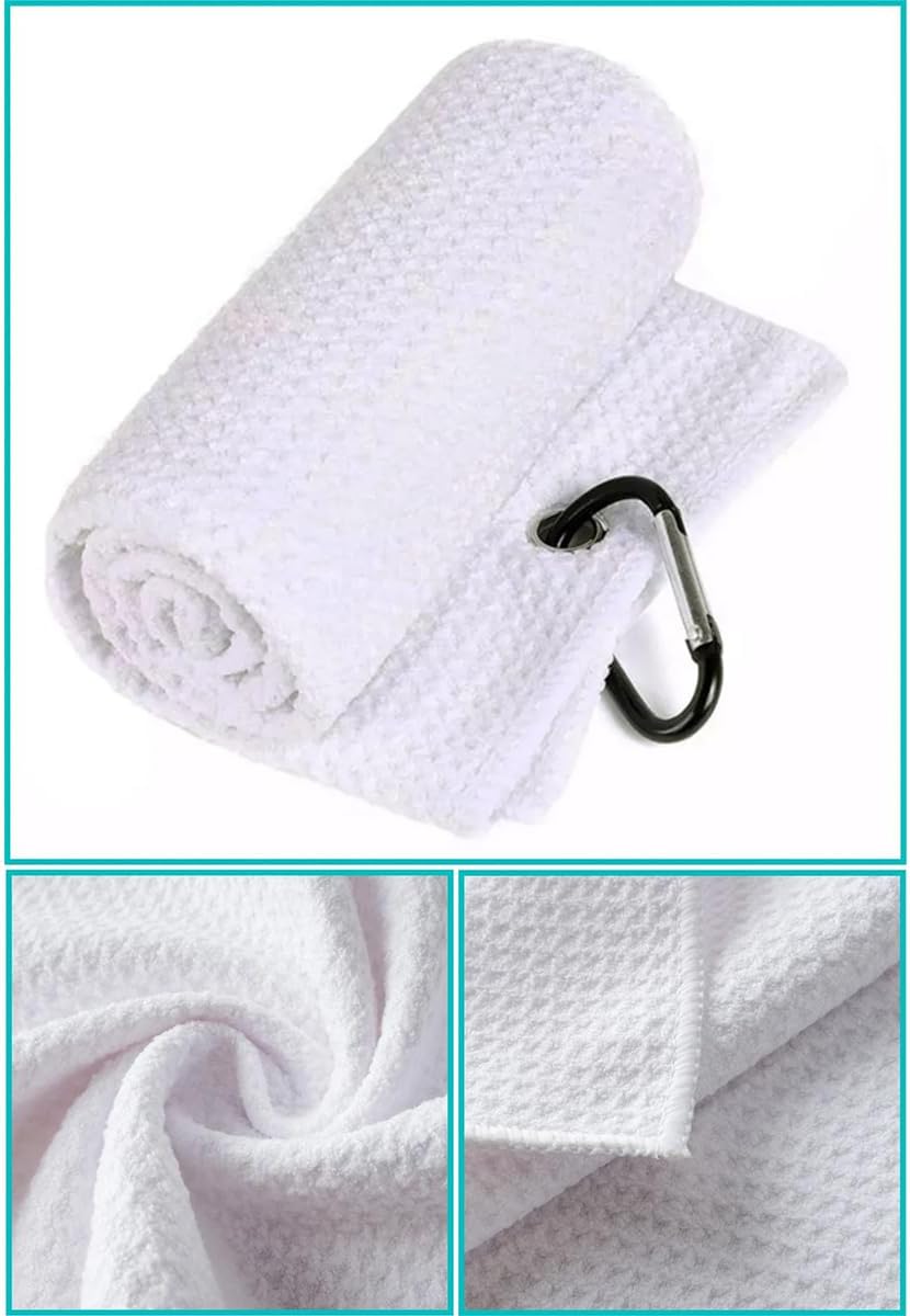 Custom Golf Towel - Personalized Microfiber with Clip