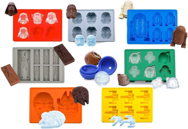 Star Wars Silicone Mold Set for Ice & Chocolate Cubes