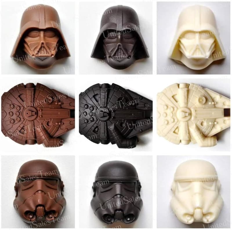 Star Wars Silicone Mold Set for Ice & Chocolate Cubes