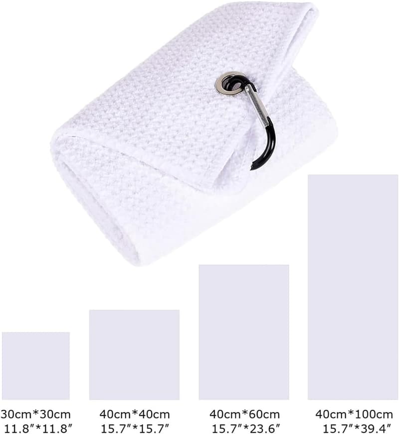 Personalized Microfiber Golf Towel for Men & Women with Clip