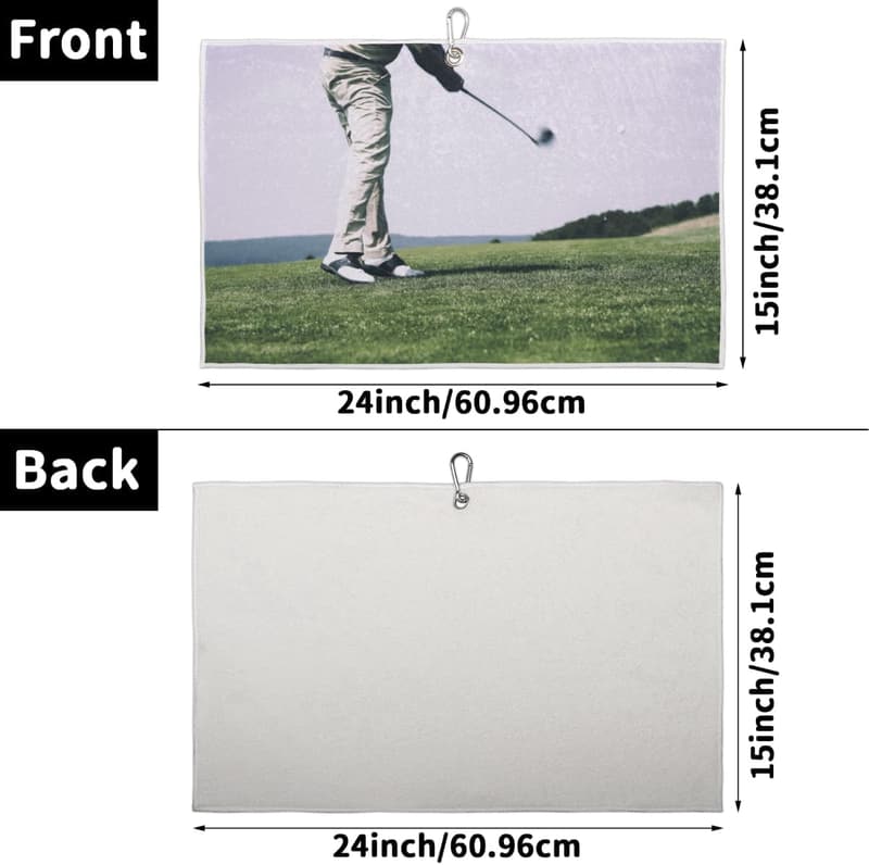 Personalized Golf Towels with Custom Photo & Team Logo