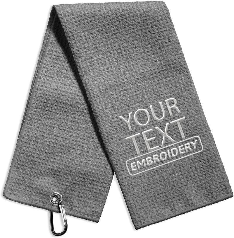 Custom Golf Towel with Photo/Text - 16