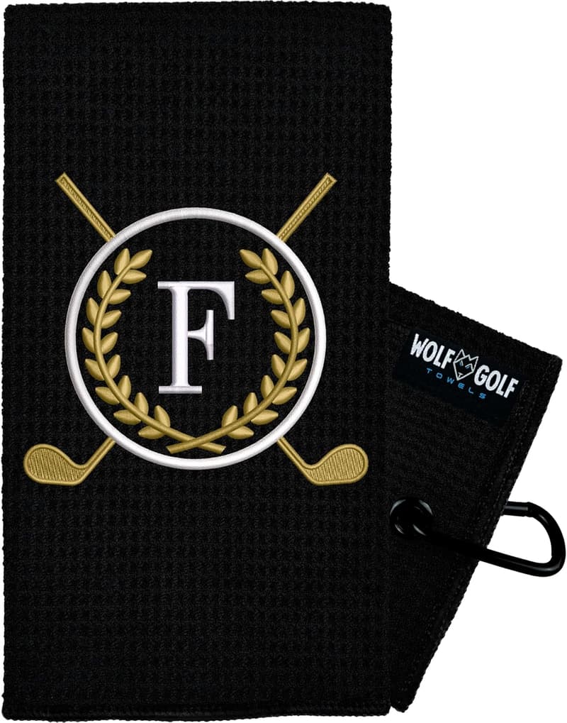 Personalized Monogrammed Golf Towel for Men and Women