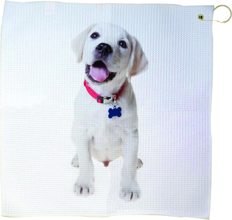 Personalized Waffle Golf Towel | Custom Photo/Text (16