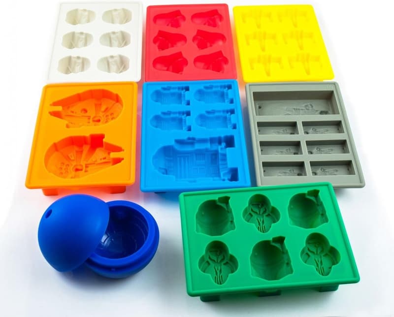 Han Solo in Carbonite Silicone Ice Tray and Chocolate Mold