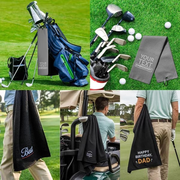 Custom Personalized Golf Towel - 16
