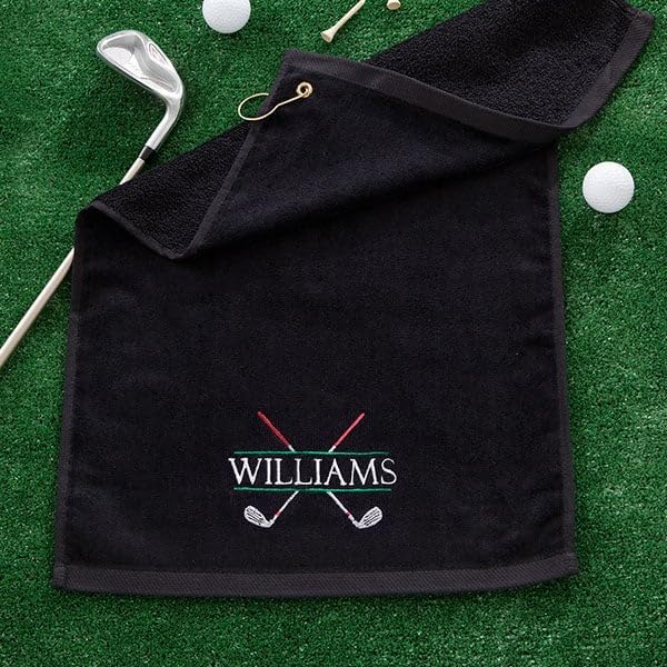 Customizable 100% Cotton Golf Towel for Men and Women