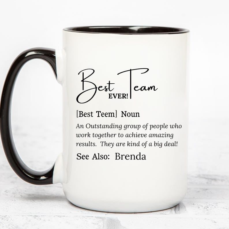 Employee Appreciation Personalized Coffee Mugs - 11 オズ