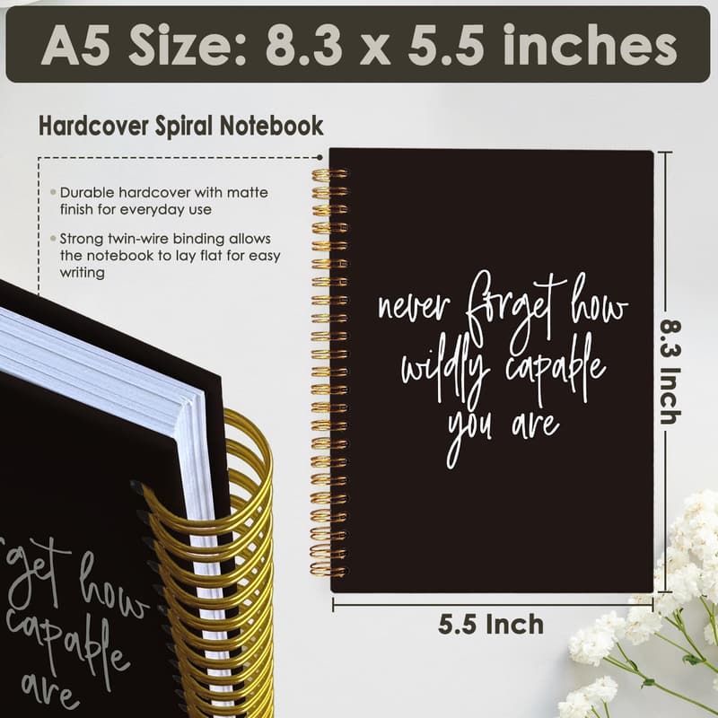Employee Appreciation Inspirational Notebook for Coworkers