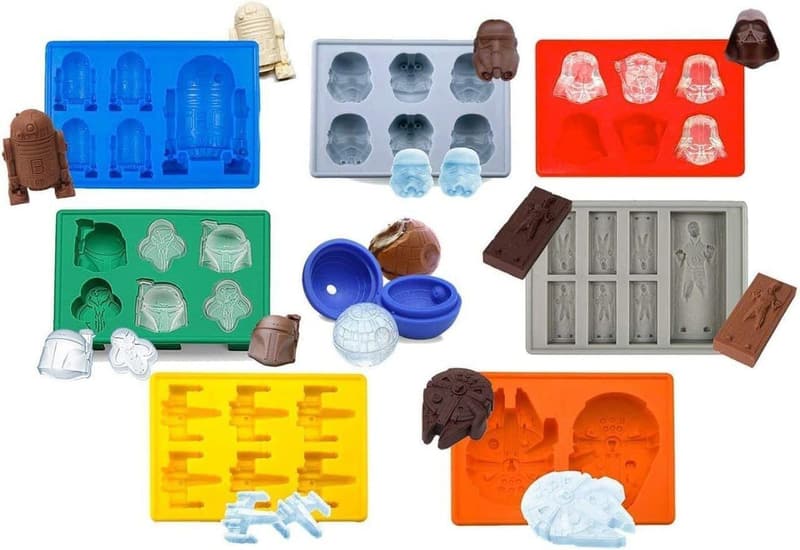 Star Wars Silicone Molds Set for Chocolate and Baking (8 pcs)