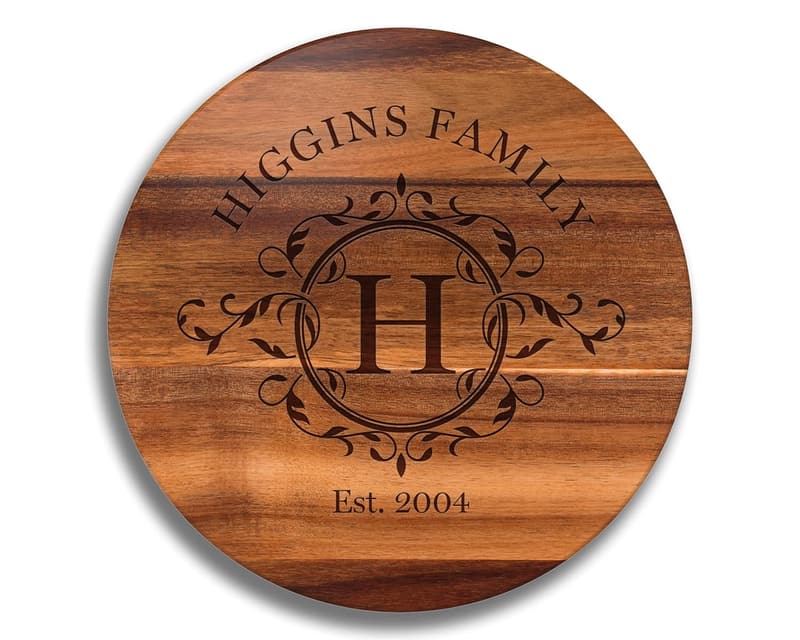 Personalized Lazy Susan Turntable for Weddings