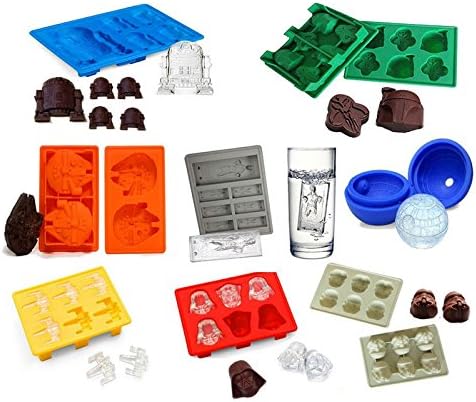 Star Wars Silicone Nonstick Ice Cube Tray Moulds Set